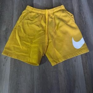Nike Men's Gold Athletic Shorts